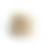  perle bouddha 14x13 mm howlite blanc x 1 