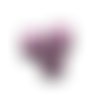  perles magiques ronde 10 mm violette x 10 