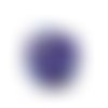 Perle shamballa violette irisée 12 mm  x 3 