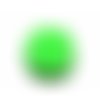 Perle shamballa vert fluo 14 mm x 1 