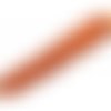 Perle oeil de chat 6 mm orange x 10