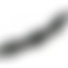 Onyx noir goutte biseautée 15x8 mm x 1    