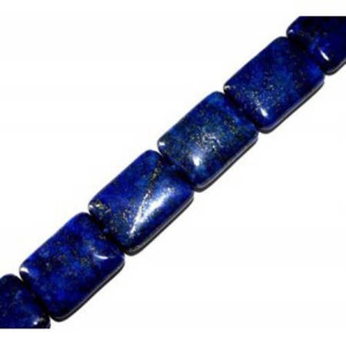  lapis lazuli rectangle plat 15x10 mm x 1  