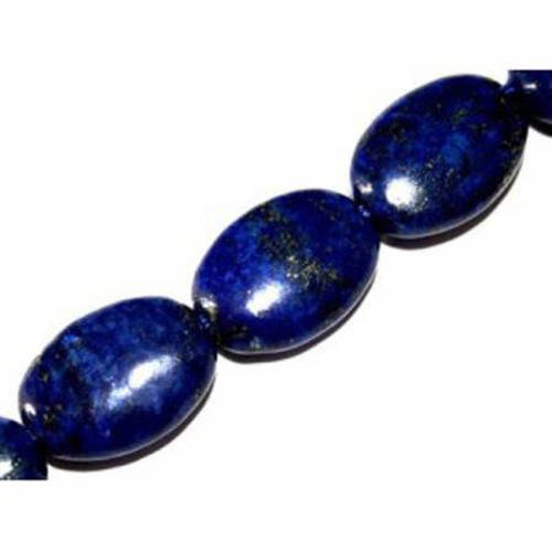  lapis lazuli olive plate 24x18 mm x 1 
