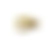Fermoir mousqueton doré pour bijoux 12 mm x 2 