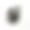 Breloque ballon de foot 11 mm argenté vieilli x 1 