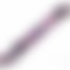 Perle agate violette ronde 4 mm x 100 
