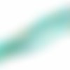  perle jaspe turquoise 4 mm x 1 fil