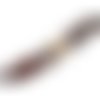 Perle agate botswana ronde 8mm x 1 fil