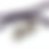 Perle hématite rondelle violet  4x2 mm x 25 
