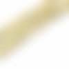  perle hématite palet jaune 8x3 mm x 2