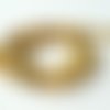 Collier œil de tigre naturel blond, perles nouées 8 mm. longueur au choix. homme, femme. pierre fine gemme.
