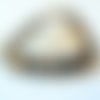 Bracelet oeil de tigre élastique, perles 8 mm. doré pierre fine semi-précieuse quartz véritable
