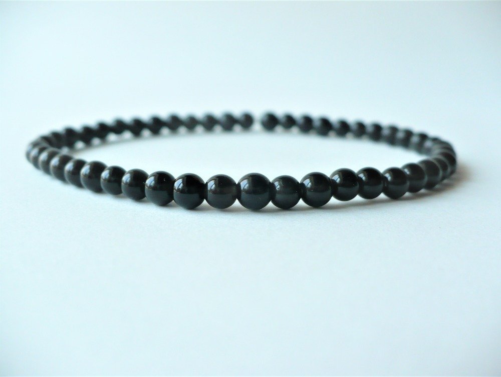 bracelet homme perle 4mm bracelet homme perle 4mm