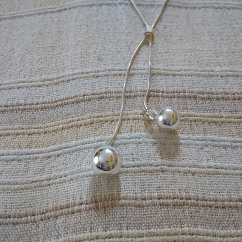Sautoir double perles