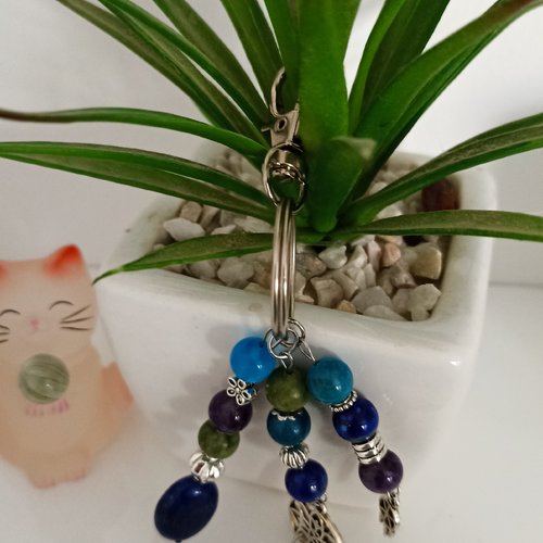 Bijou de sac perles et plumes