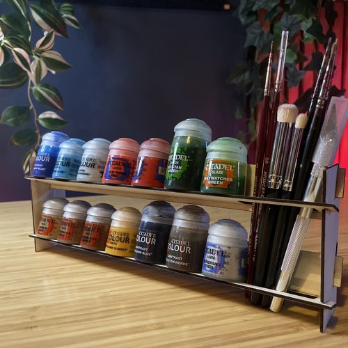Support à peinture pour 16 pots taille citadel