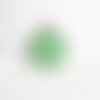 Pendentif rond jade vert, fournitures créatives,pendentif bijoux,pendentif pierre,jade naturel,pendentif rond,20.5mm,l'unité,g2171
