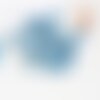 Granulés cire bleu moyen nacré à cacheter, fourniture pour création sceaux personnalisés pour sceaux et invitations de mariage,les 100 g6213
