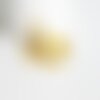 Créoles larges acier doré, bijoux doré, création bijoux, oreille percée,sans nickel, la paire,boucles sans nickel, boucles acier, 27mm-g213