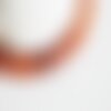 Perle agate feu rayée orange, perle agate,pierre naturelle,agate naturelle,perle pierre ronde,10mm,fil de 35 perles-g1862