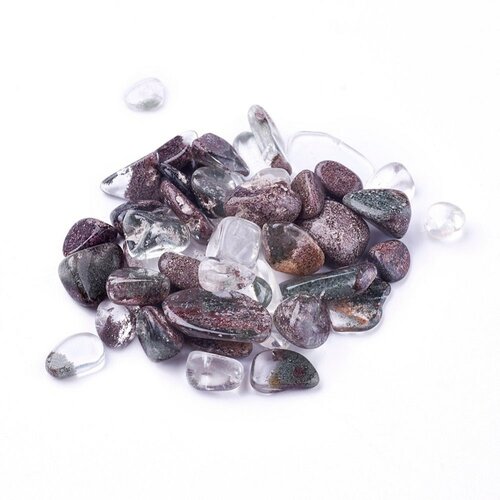 Sable lodolite, chips mineral,quartz chamane naturel, pierre semi-precieuse, création bijoux, 7~16mm,sachet 20 grammes g3503