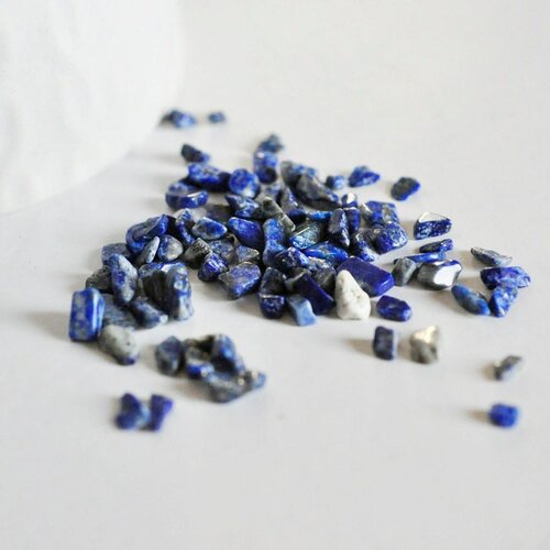 Sable lapis lazulis bleu, fournitures créatives, chips mineral,lapis lazulis naturel, pierre semi-precieuse, création bijoux,20 grammes g230