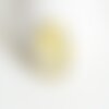Pendentif rond agate folle jaune,pendentif bijoux, pendentif agate,pendentif pierre, agate naturelle,agate folle,32mm,g3079