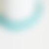 Perle rondelle turquoise sinkiang,perles pierre,fabrication bijoux, turquoise naturelle, 6mm, fil de 39,5 cm g5371