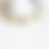 Serre-tête cheveux médaille doré feuilles strass, accessoires cheveux, barrettes cheveux, accessoire mariage, décoration cheveux,125mm,g2601