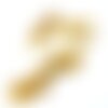 Bélière doréesupport coller, création bijoux,support pendentif doré, support pendentif, création collier,2.6cm, l'unité, g902