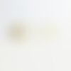Pendentif epingle à nourrice coeur laiton doré 18k cristal,sans nickel,création bijoux coeur,pendentif amour zircon,l'unite,26.5mm,g3094