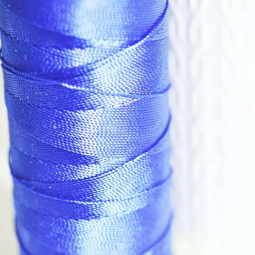 Fil bleu roi, fournitures créatives, fil à broder, fil couture, scrapbooking, fil blanc, fil nylon bleu roi, 0.8mm, lot de 10 mètres,g2971