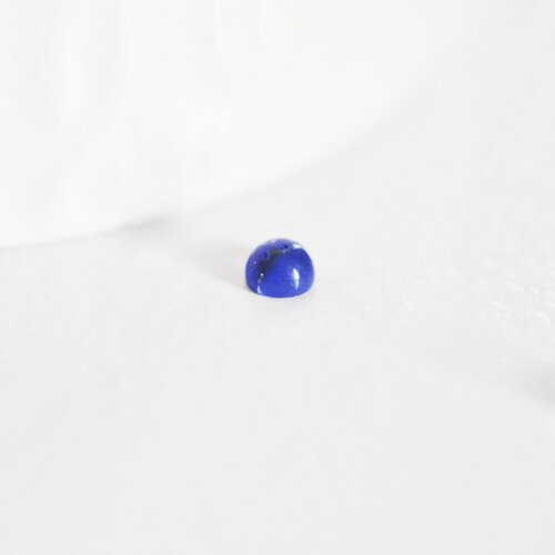 Cabochon kyanite cianyte bleue, fournitures créatives, cabochon rond, kyanite naturelle 4mm, pierre naturelle, l'unité,g2970