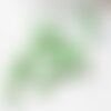 Granulés cire vert clair nacré à cacheter, fourniture création de sceaux personnalisés pour sceaux et invitations de mariage, les 100 g6728