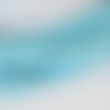 Perle heishi howlite turquoise foncée, howlite naturelle,perle turquoise,perle pierre,création bijoux,4mm,fil de 92 perles-g1554