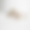 Pendentif croissant lune quartz rose doré, fournitures créatives,pendentif bijoux,lune quartz,pendentif pierre,quartz rose naturel,18mm-g515