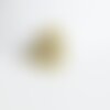 Pendentif coquillage doré 18k  zircon coloré,pendentif laiton doré thème océan et plage,16mm,l'unité g5288