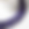 Perle pointe howlite violette, howlite naturelle, perle violette, perle pierre, création bijoux, lot de 10-fil de 80-g1495