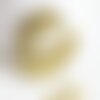 Pendentif laiton doré goutte évidée martelé, breloques laiton brut sans nickel pour création bijoux géométrique,42mm, lot de 2 g4679