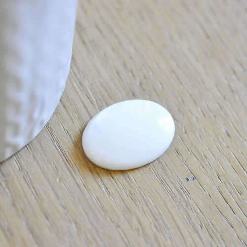 Cabochon ovale nacre blanche, fournitures créatives,chance, cabochon nacre, création bijoux, cabochon coquillage, nacre naturelle,25mm g5052