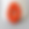 Pendentif donut jaspe rouge 40mm,un pendentif en jaspe naturel pour création bijou pierre naturelle, l'unité,g3201