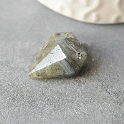 Pendentif diamant labradorite 21mm,pendentif pour bijoux, pendentif pierre, pierre naturelle, pendentif rose,labradorite naturel, g3943
