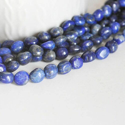 Perle lapis lazulis, fournitures créatives, perle lapis lazulis, lapis naturel, perle pierre, 12mm, création bijoux, fil de 39 à 40 cm-g2336