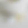 Pendentif pointe howlite blanche, fournitures créatives,pendentif bijoux, pendentif pierre, howlite naturelle, pendentif howlite,40mm-g1691
