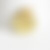 Pendentif médaille ronde cancer acier doré,signe astrologique, pendentif doré,sans nickel,laiton doré,création bijou,médaille or,2.9cm-g1215