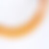 Perle rondelle donut verre opaque orange,des perles rondelles verre pour créations de bijoux et bracelet,8x5mm, le fil de 38cm g5816