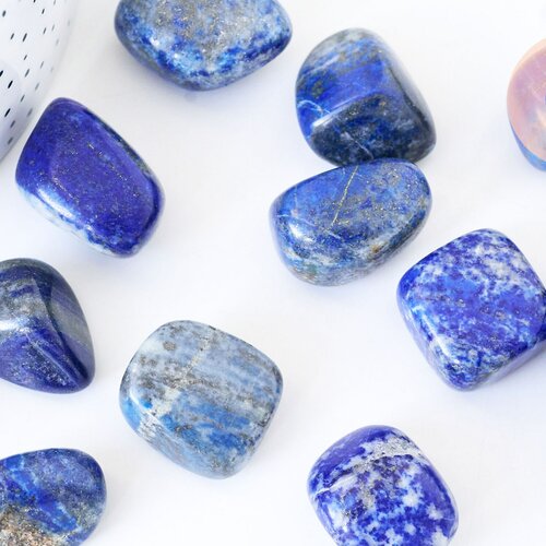 Pierre lapis lazulis naturel brut roulé 10-28mm, fourniture créatives, pierre naturelle, litotherapie, pierre lapis lazulis, les 20g g5771