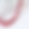 Perle disque mauvais oeil grecque verre rouge,  le fil de 36.9cm, g7288