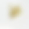 Rondelle laiton doré sablé, perles dorées,création bijoux, perles intercallaires,perle disque,lot de 10 20 50 100, 5mm,g3404